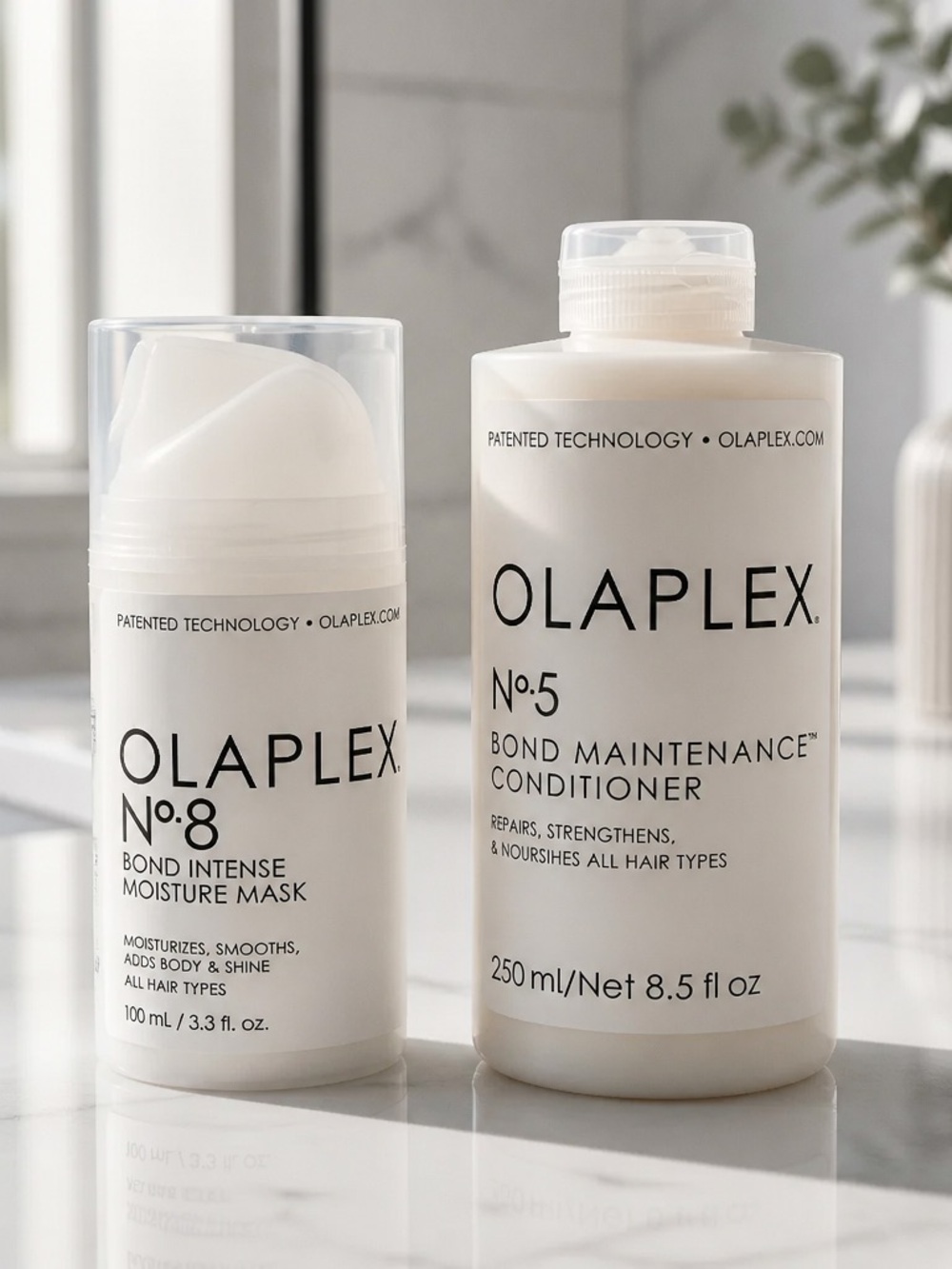 Olaplex No 5 bond maintenance conditioner 8.5 ounces And Olaplex No 8 3.3 oz New